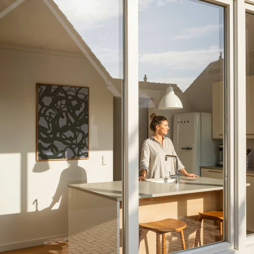 Abstracte Speelse Krabbels Poster-WallArtistic