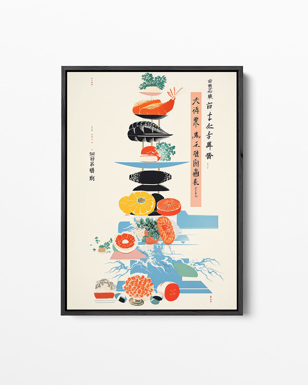 Gestapelde delicatessen Kunstwerk