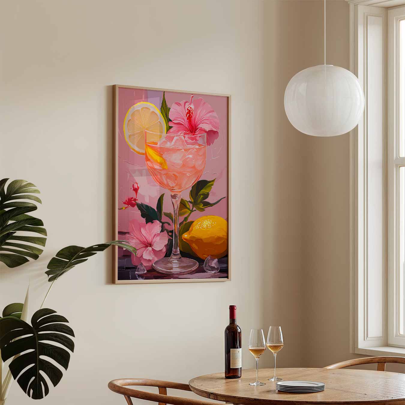 Verfrissende Zomerdrank Poster-WallArtistic