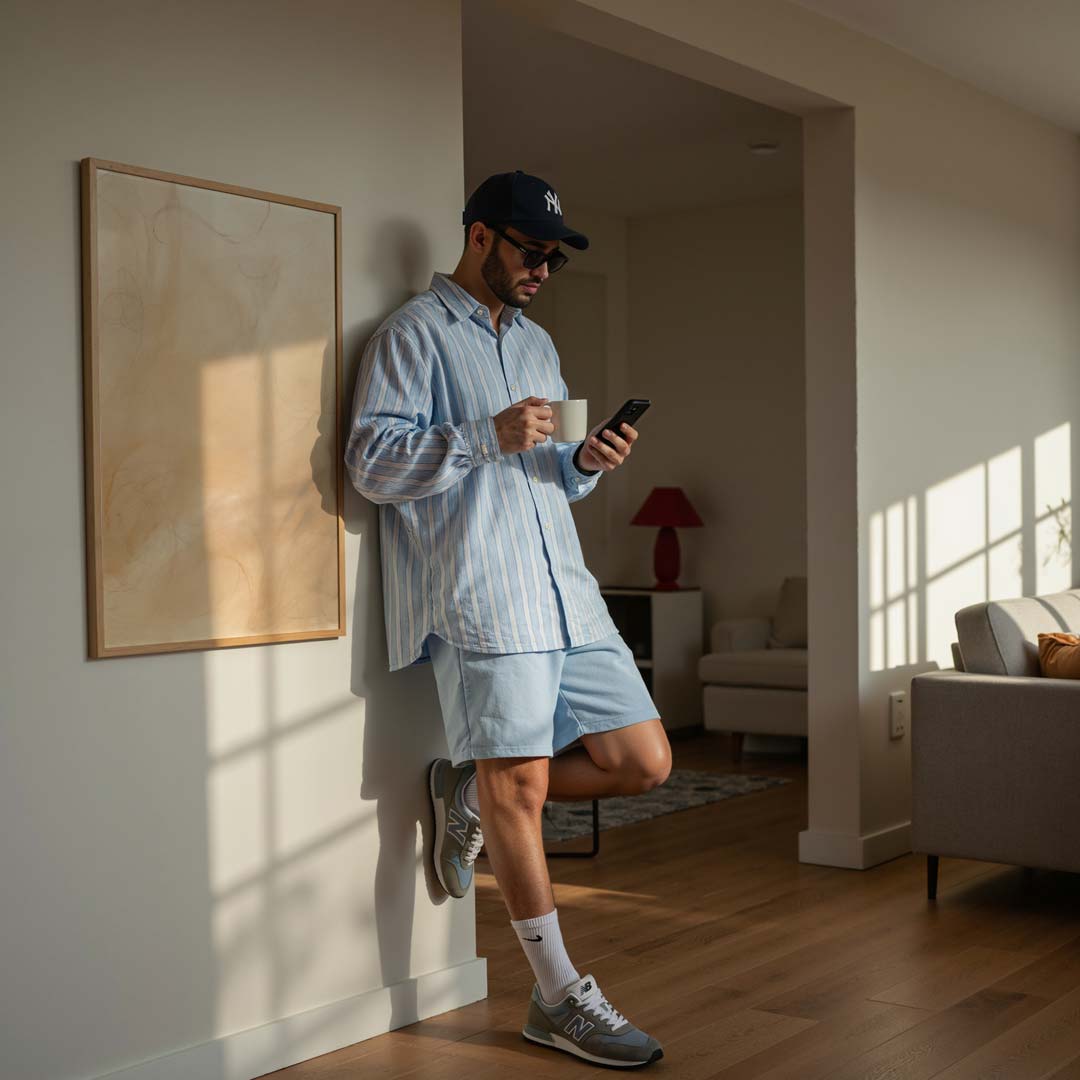 Zachte Elegantie Abstracte Poster-WallArtistic