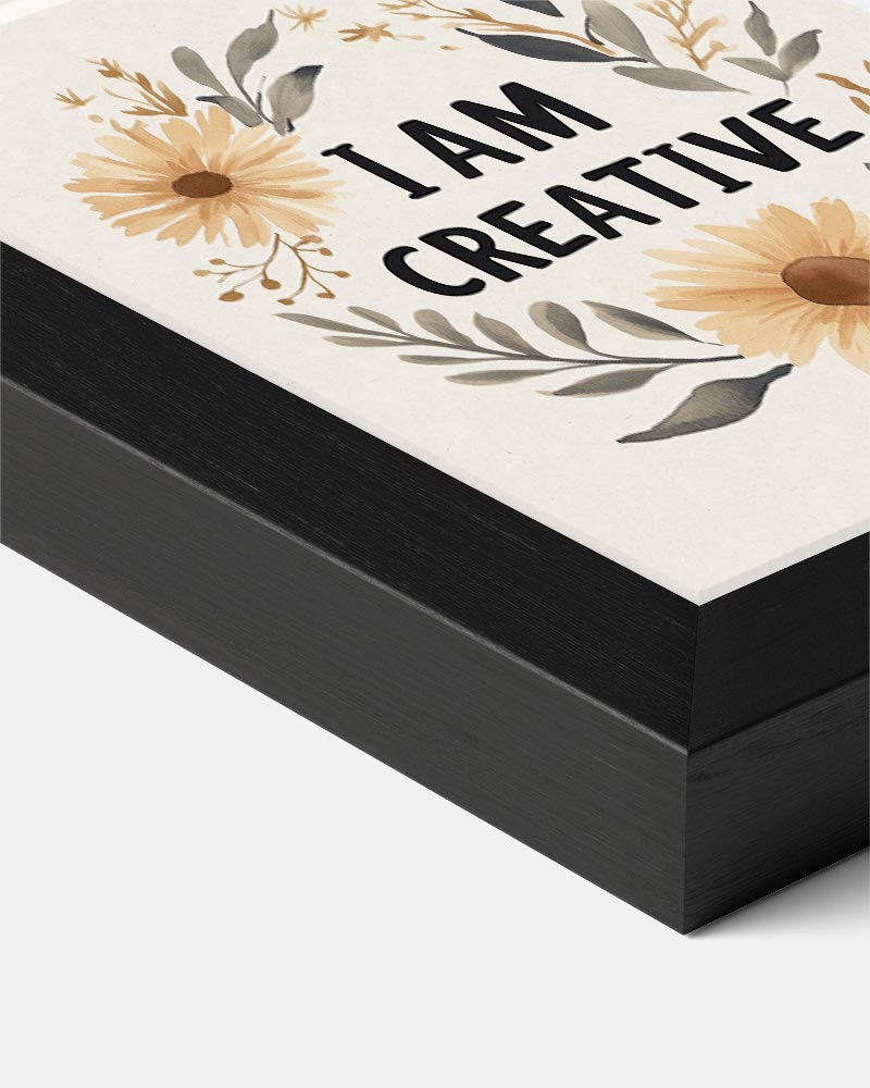Creatieve Bloemenposter