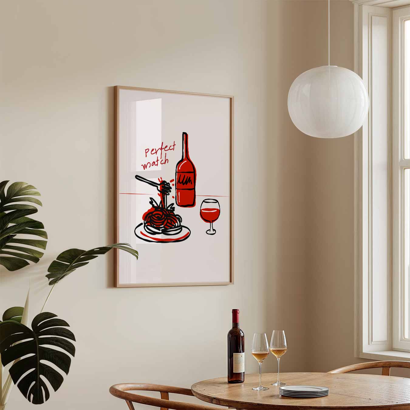 Perfect Match Poster-WallArtistic