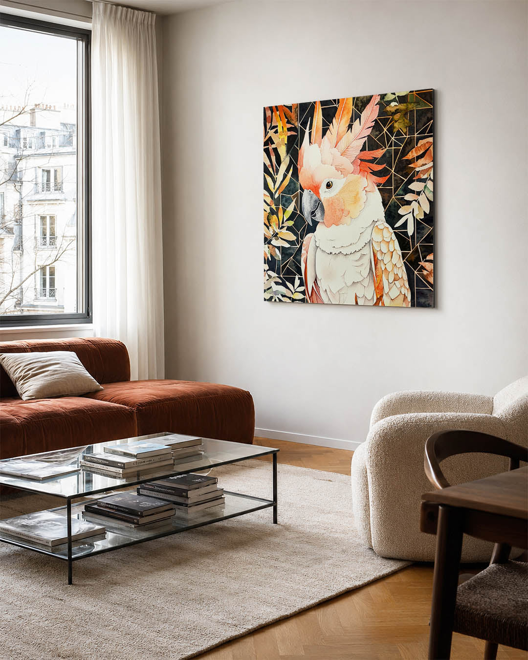 Vrolijke vogel Kunstwerk