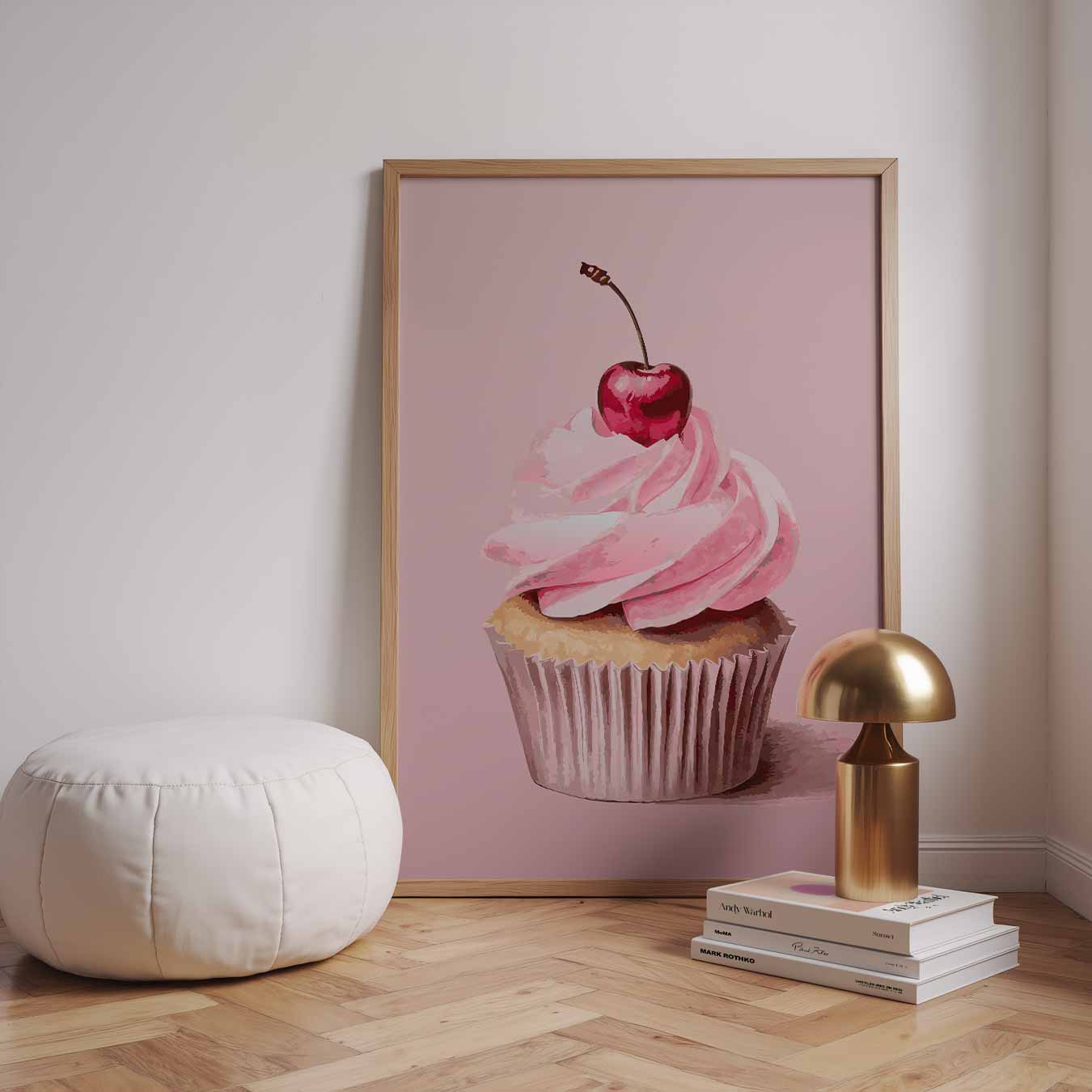 Zoete Verleiding Cupcake Poster-WallArtistic