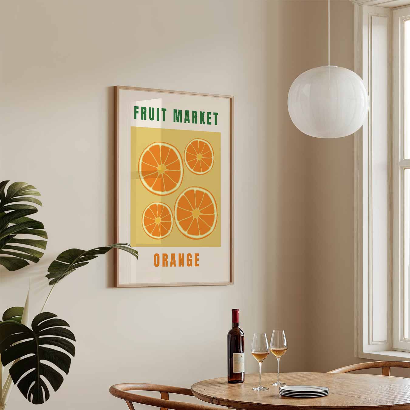 Verfrissende Sinaasappelposter