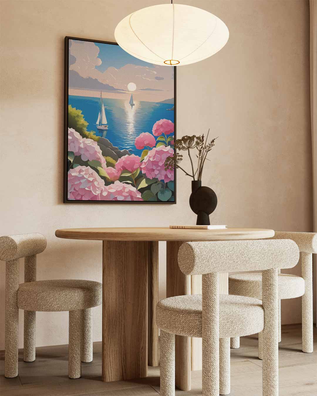 Zomerzeiltocht bij Zonsondergang Kunstwerk-canvas-dibond-plexiglas-wanddecoratie-WallArtistic