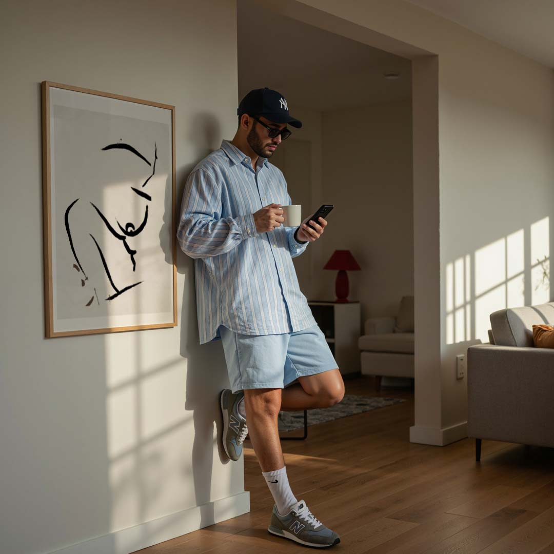 Minimalistische Lichaamskunst Poster-WallArtistic