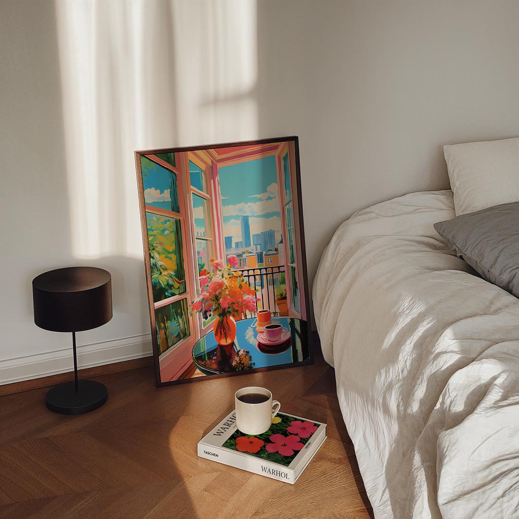 Gezellige Balkon Brunch Poster