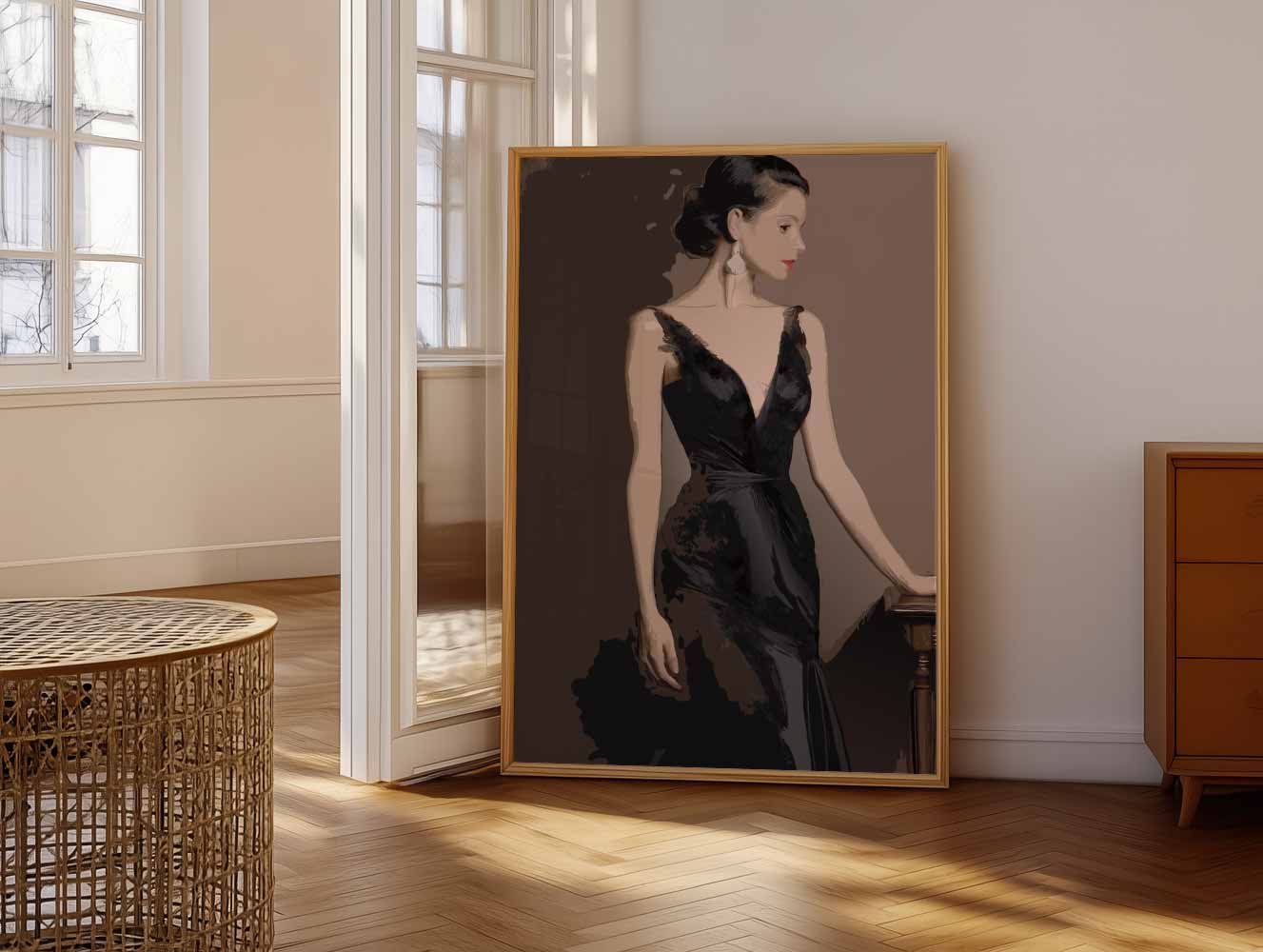 Elegante Avondjurk Poster