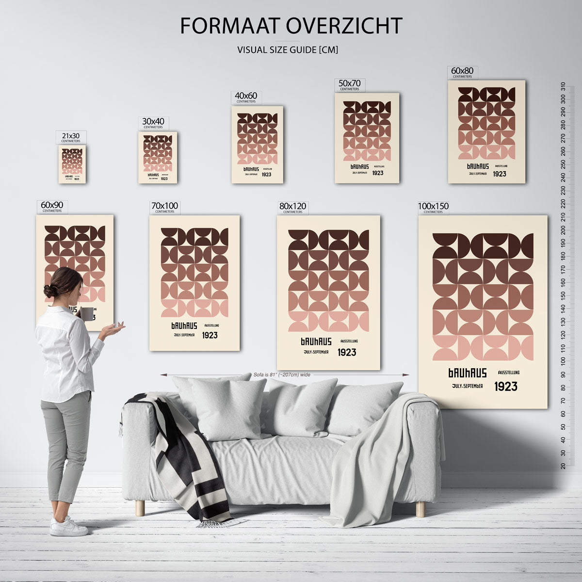 Vormritme en balans Poster