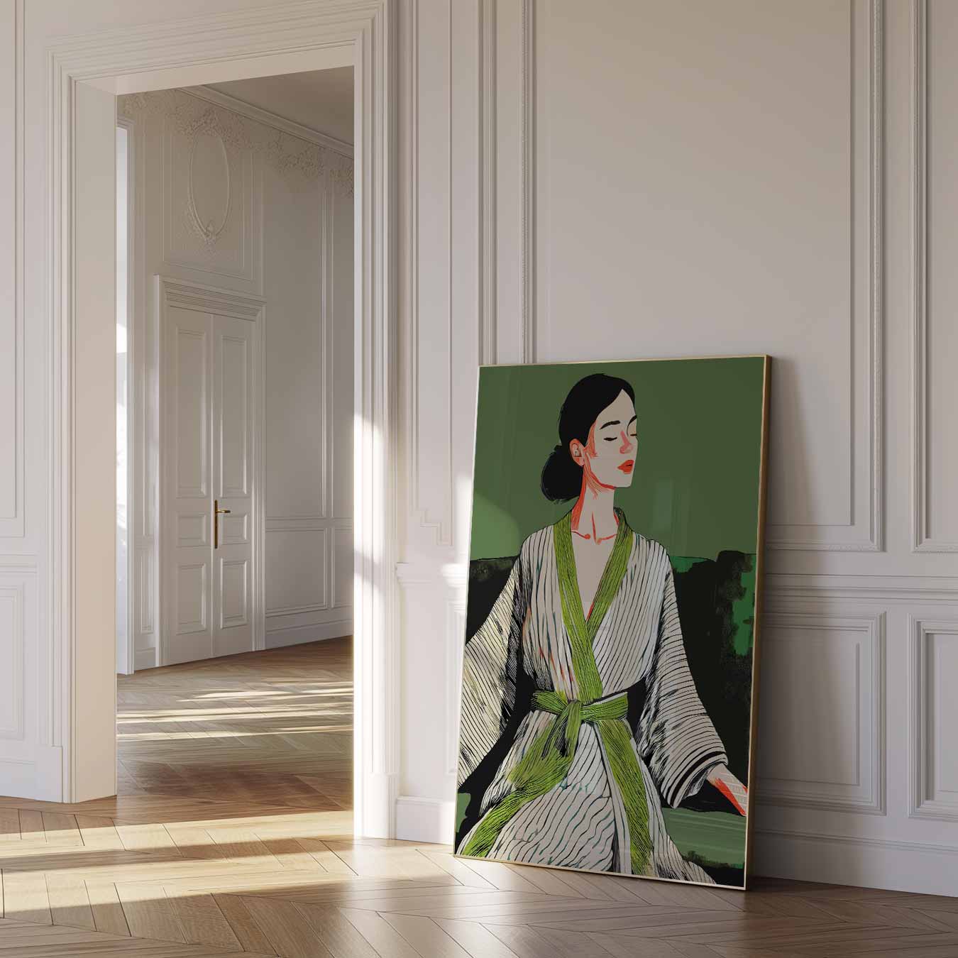Zen Meditatie Vrouwenposter