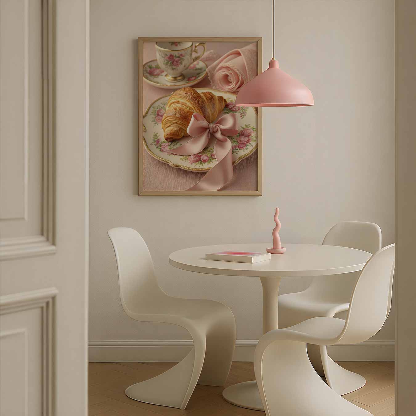 Elegante Rozen Ontbijtposter