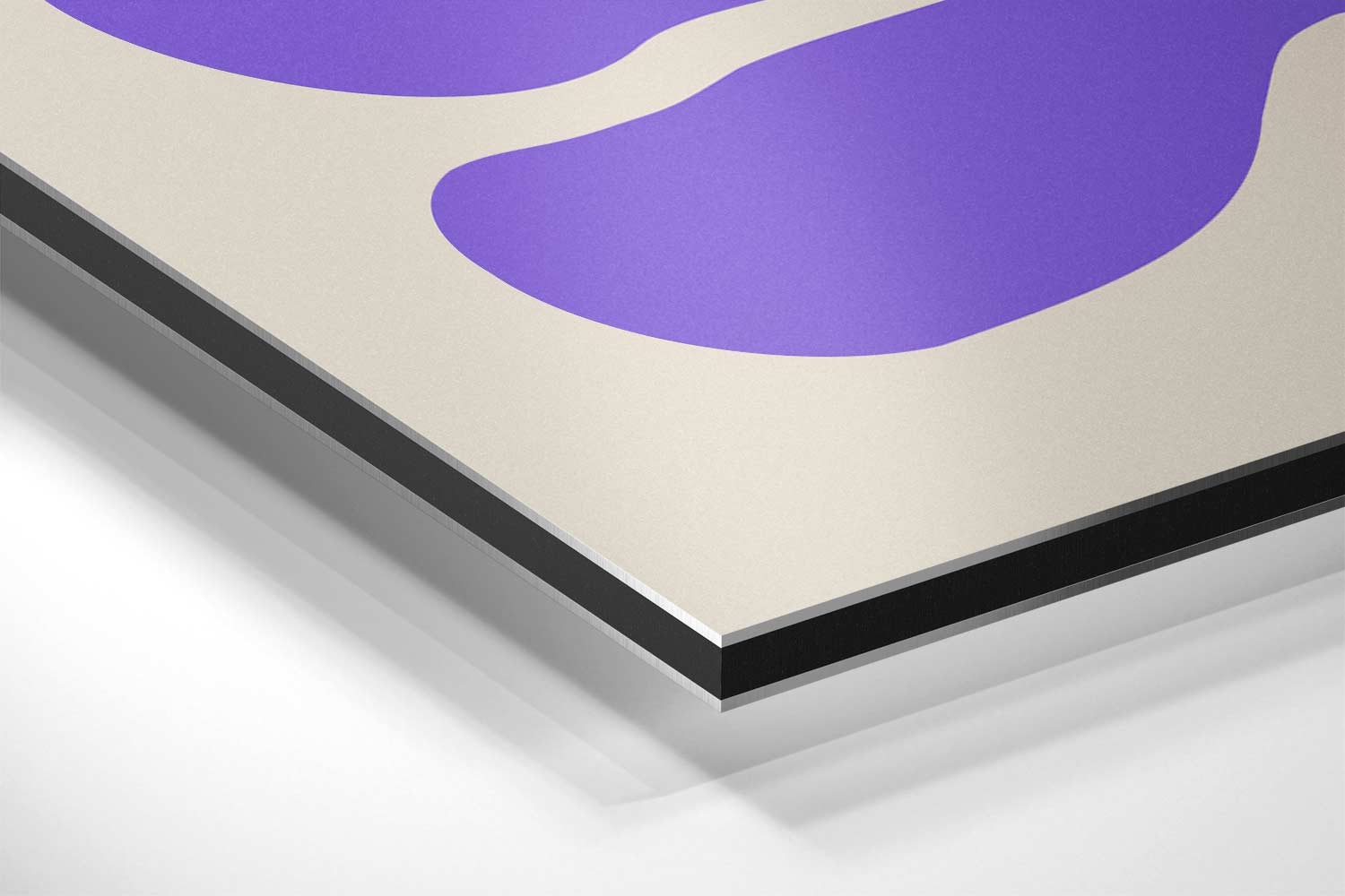 Vrolijke Bloem Illustratie Kunstwerk-canvas-dibond-plexiglas-wanddecoratie-WallArtistic