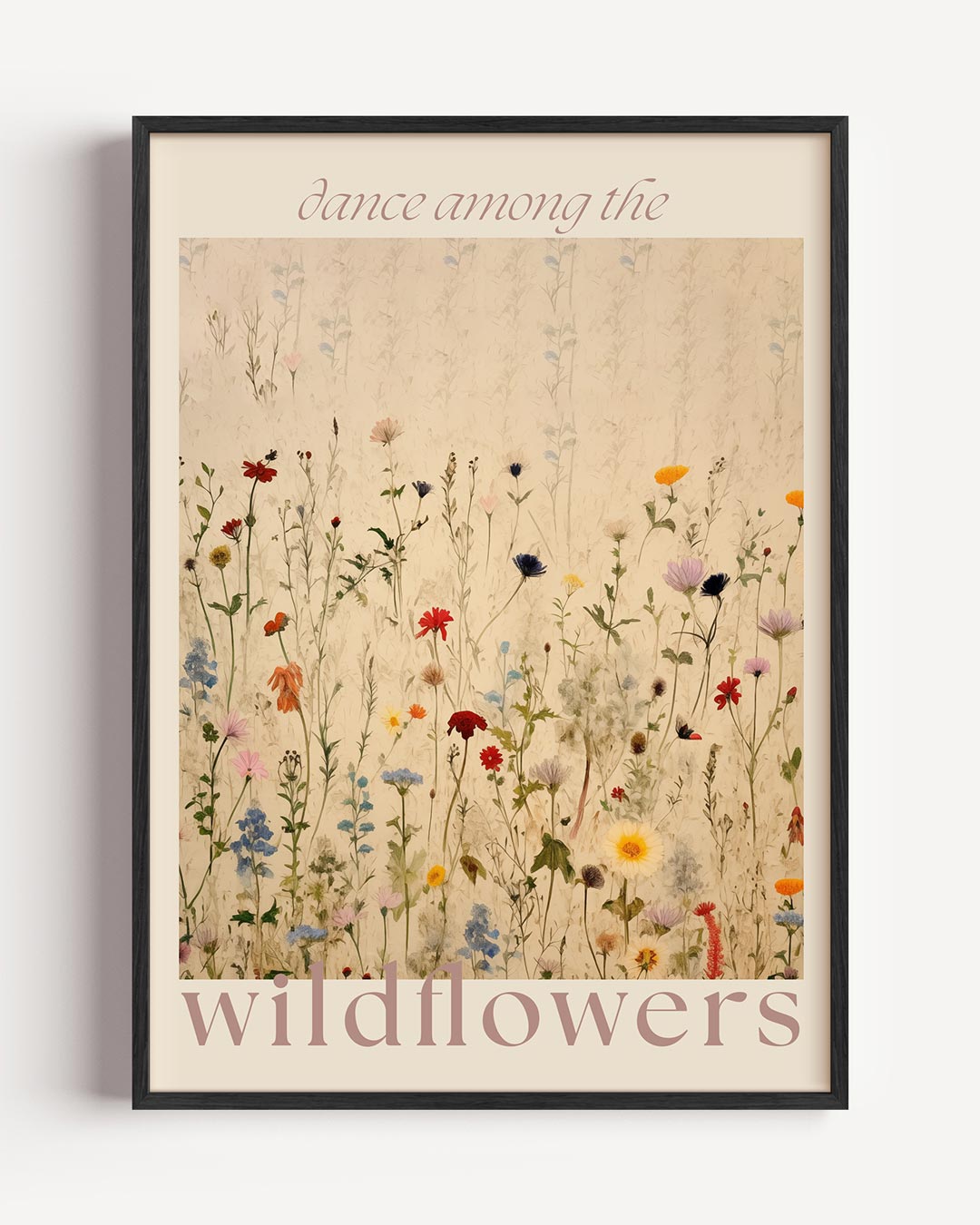 Veldbloemen Dansposter-WallArtistic