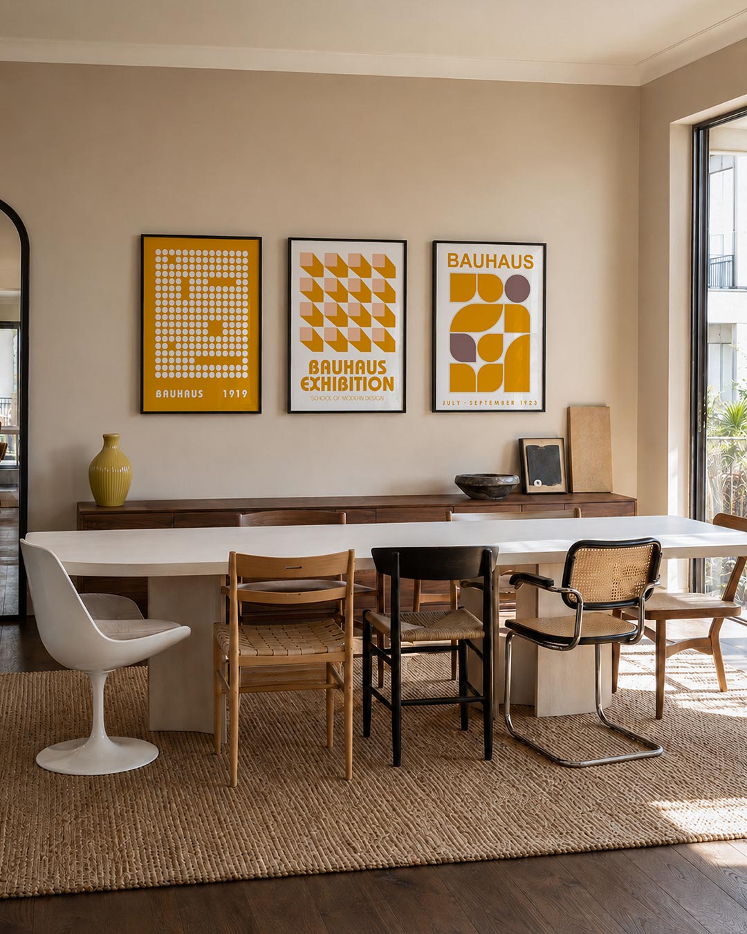Cirkelpatroon ritme Posterset