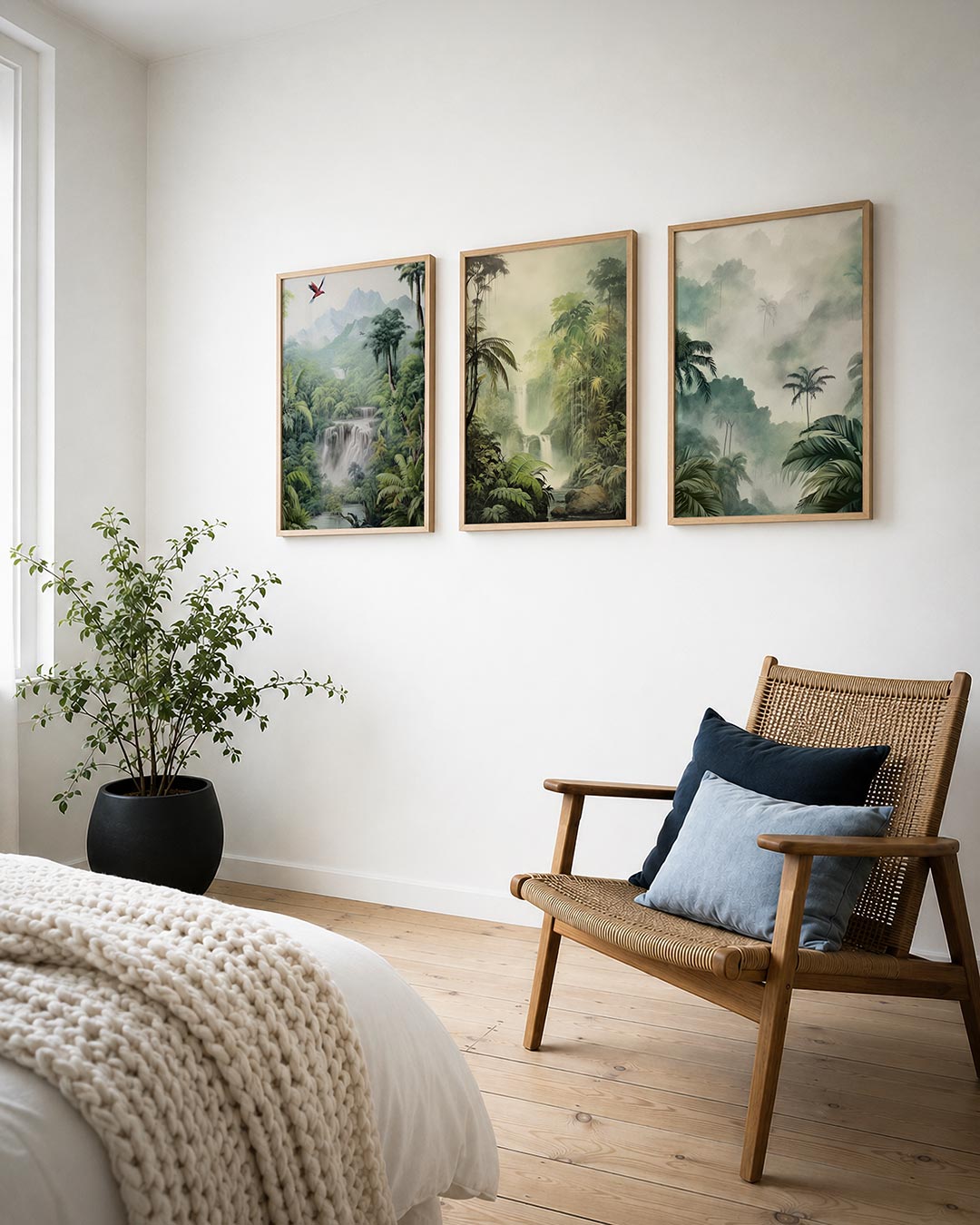 Natuurlijke sereniteit Posterset