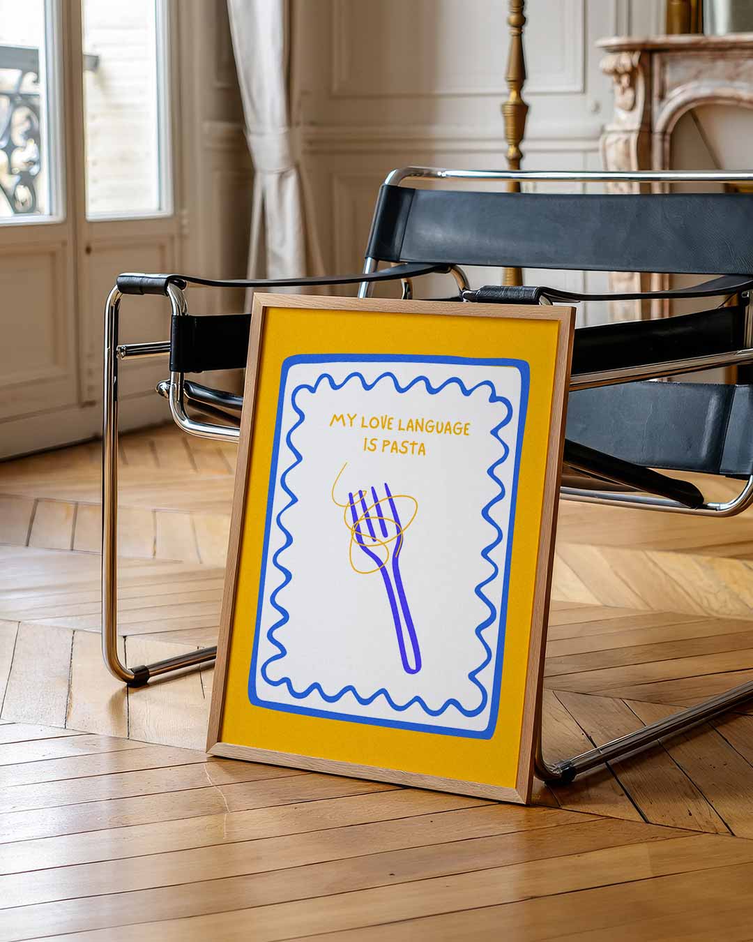 Pasta Liefde Taal Poster