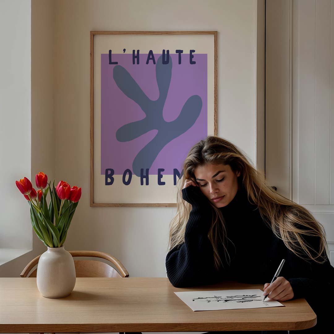 L’Haute Boheme Abstracte Poster-WallArtistic