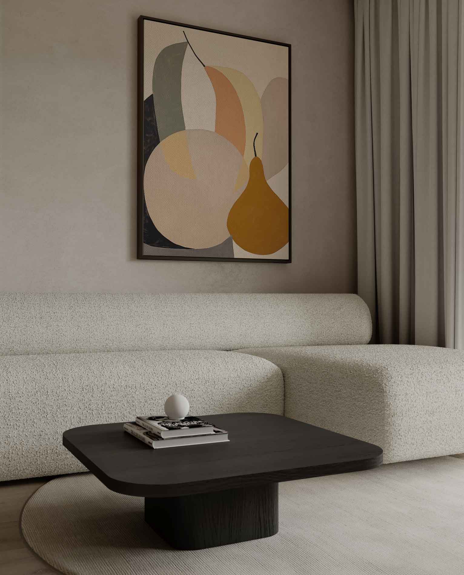 Vrolijke Fruitige Abstractie Kunstwerk-canvas-dibond-plexiglas-wanddecoratie-WallArtistic
