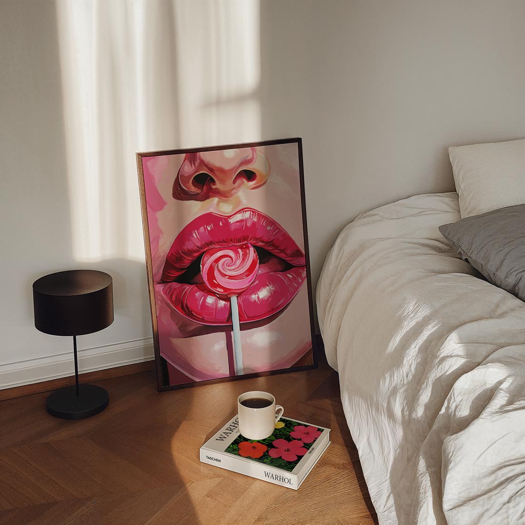Verleidelijke Lippen Poster