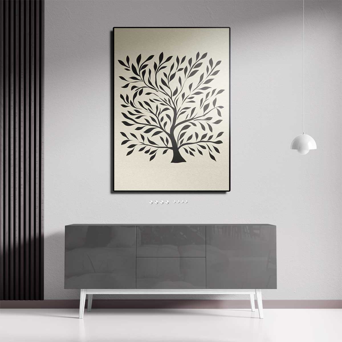 Boom van Sereniteit Kunstwerk-canvas-dibond-plexiglas-wanddecoratie-WallArtistic