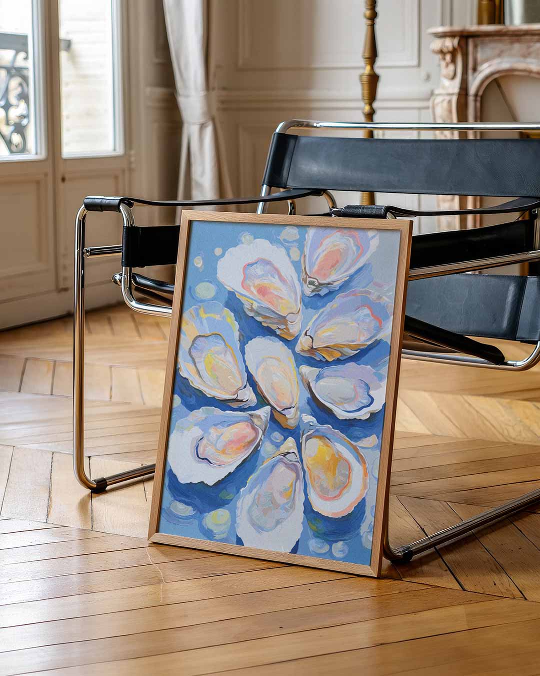 Elegant Oester Kunstwerk Poster