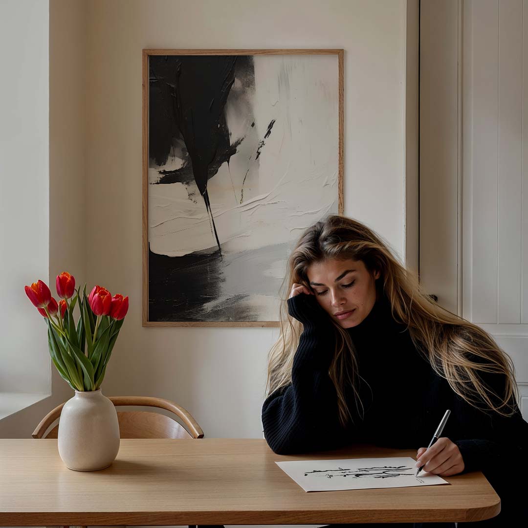 Moderne Abstracte Kunstposter-WallArtistic