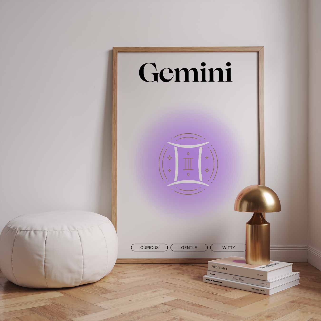 Zodiac Gemini Poster-WallArtistic