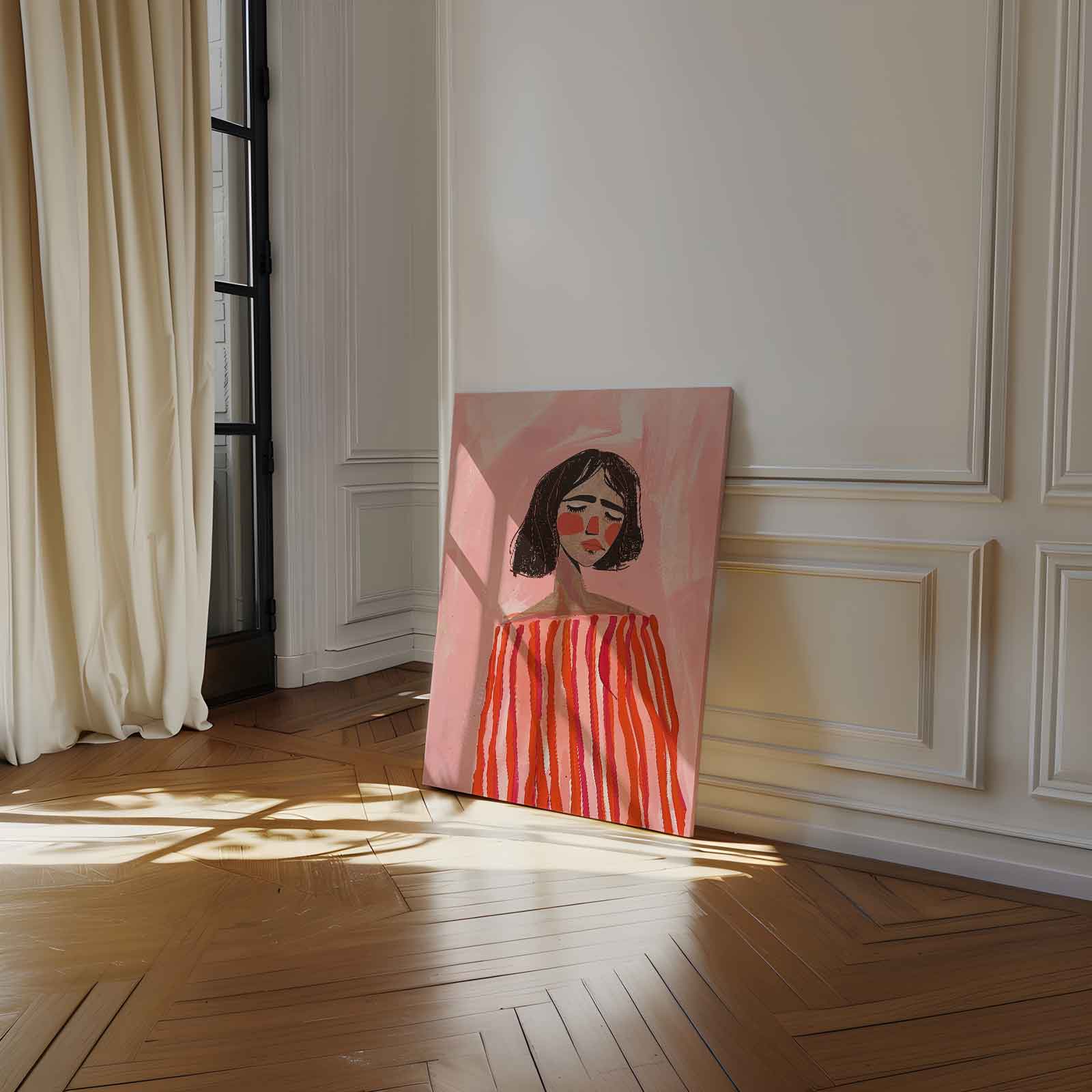 Dromerige Verstilling Kunstwerk-canvas-dibond-plexiglas-wanddecoratie-WallArtistic