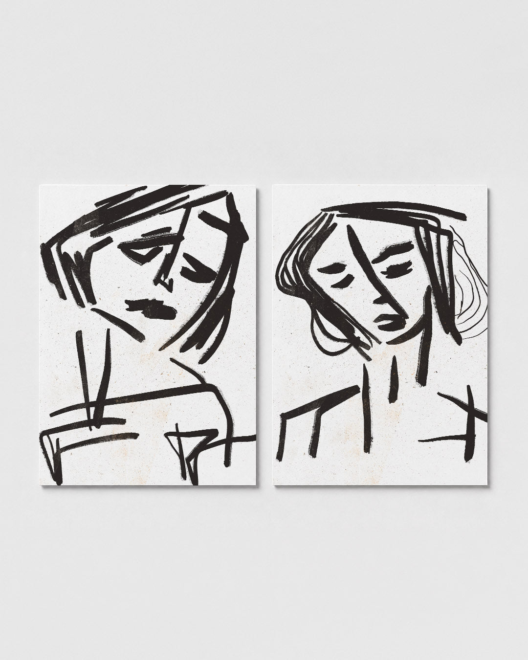 Expressieve lijnen Posterset