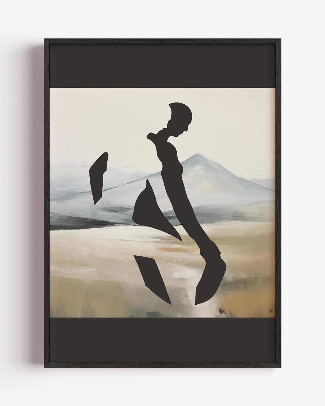 Dromerige Silhouet Landschapsposter-WallArtistic