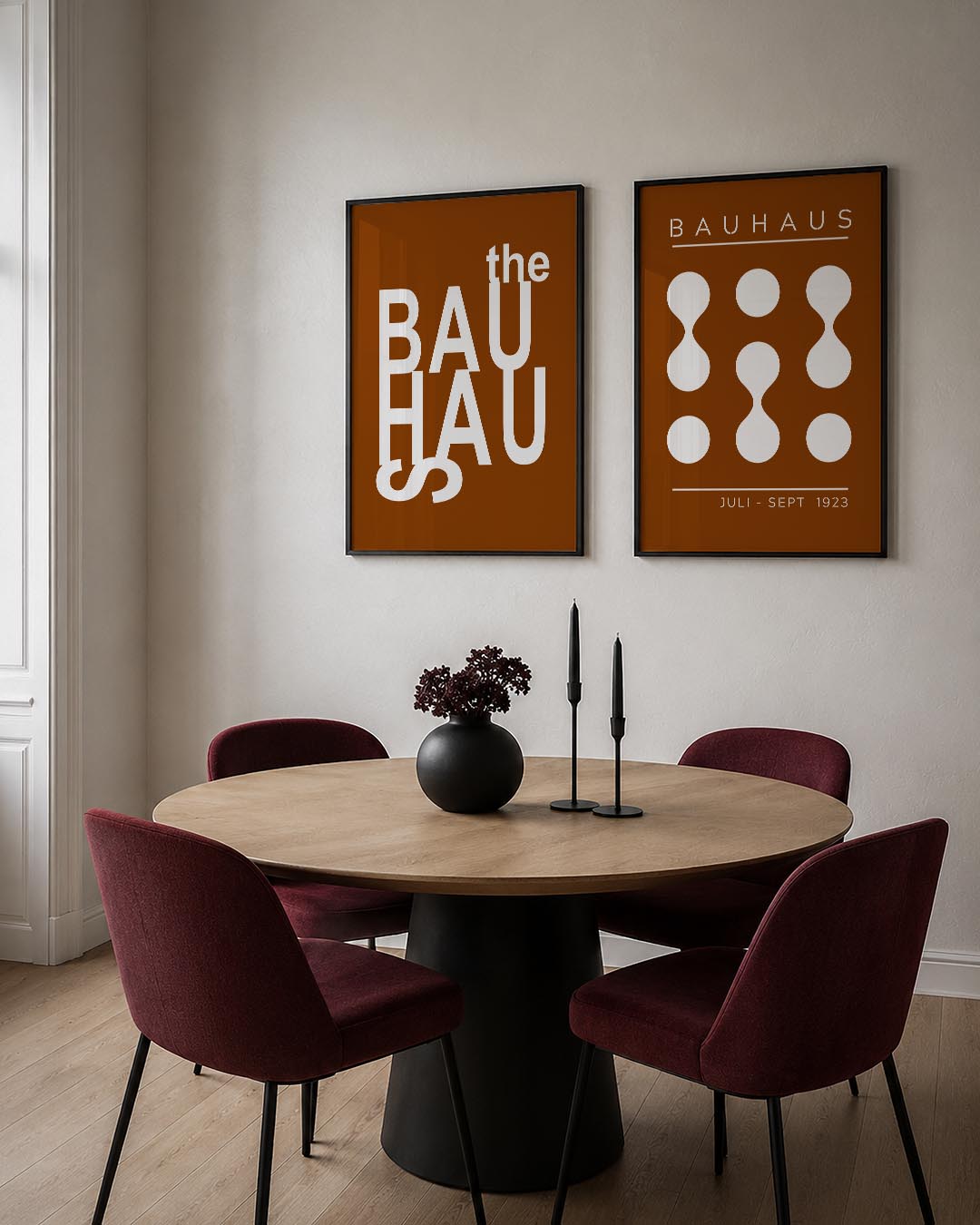 Typografisch spel Posterset