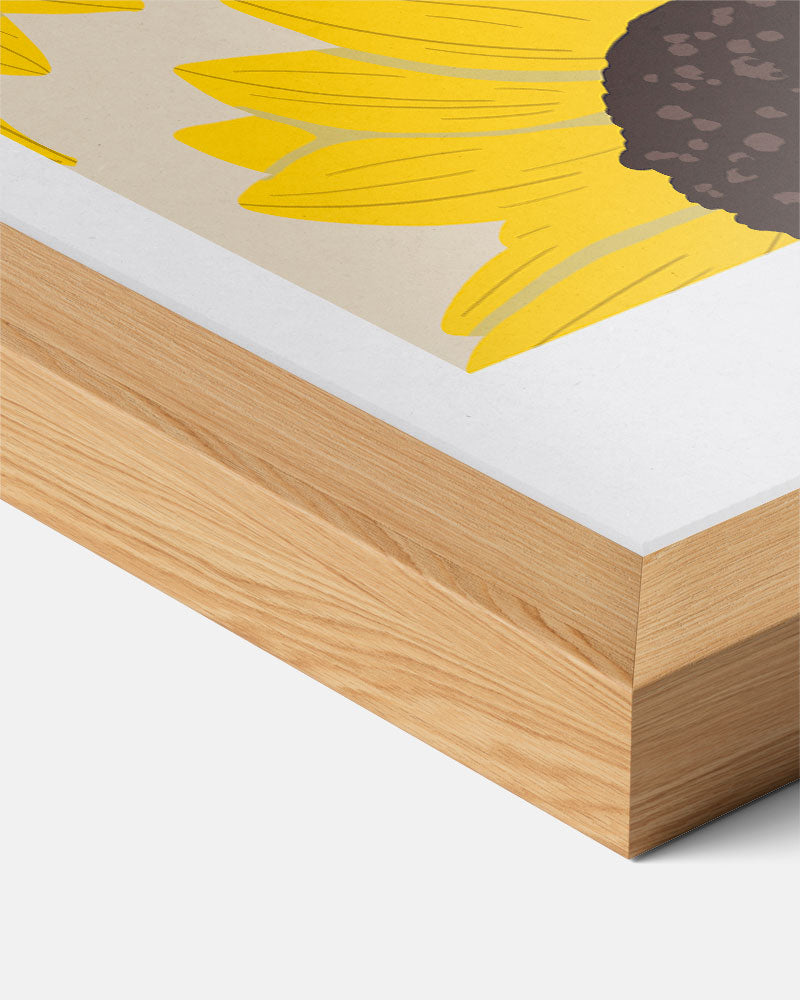 Stralende Zonnebloemen Poster-WallArtistic