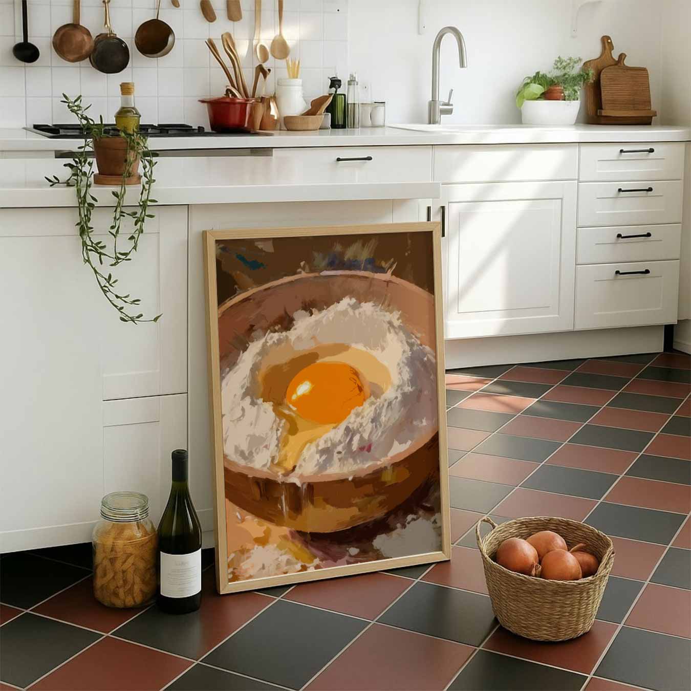 Kunstzinnige Keuken Momenten Poster-WallArtistic