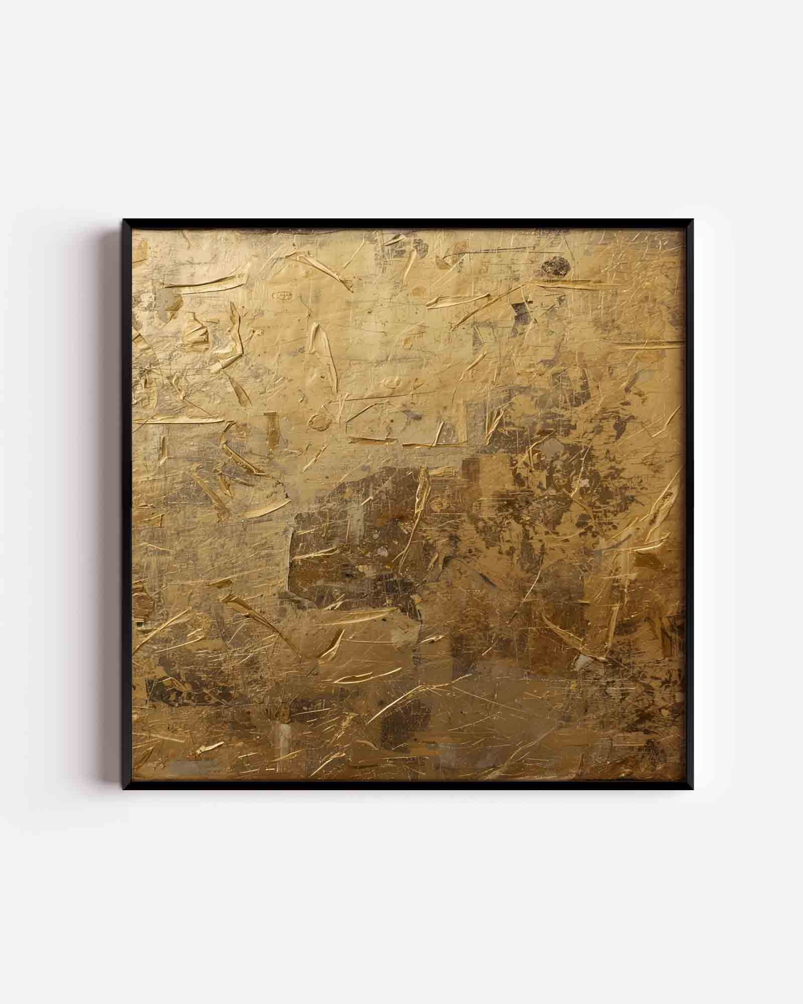 Goudkleurige textuur Poster