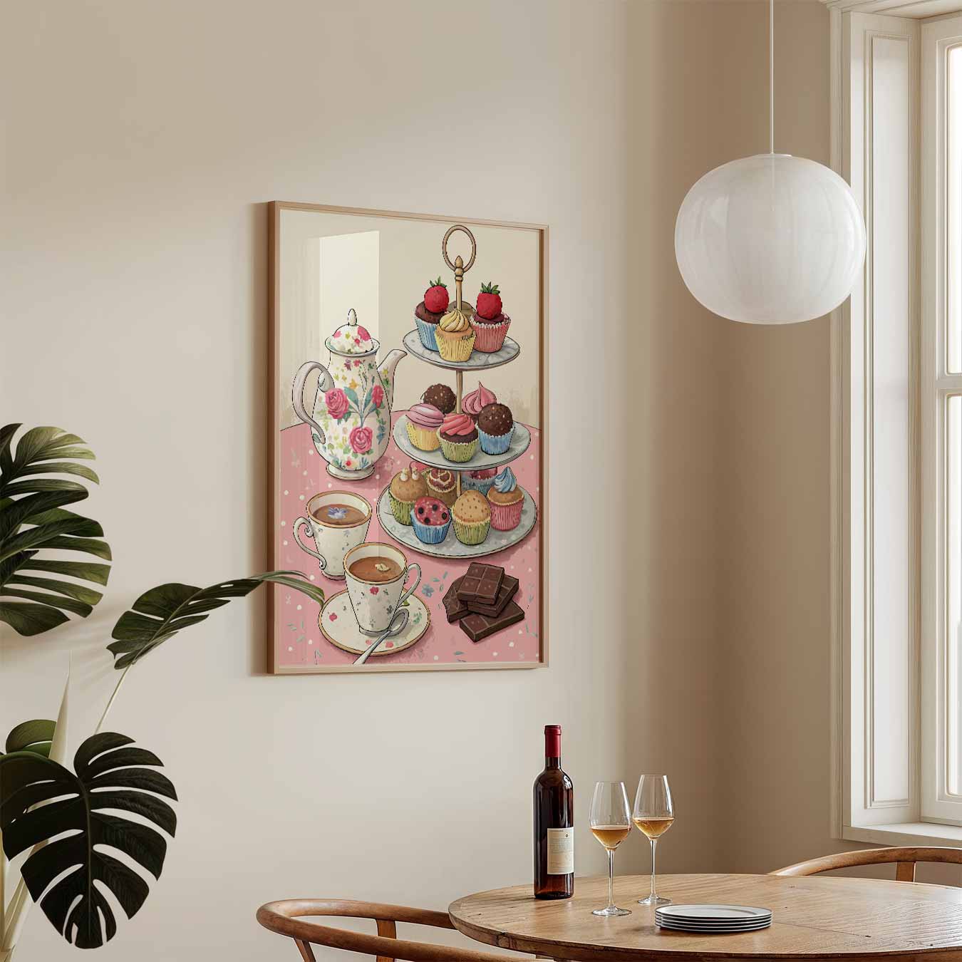 Vintage High Tea Poster-WallArtistic