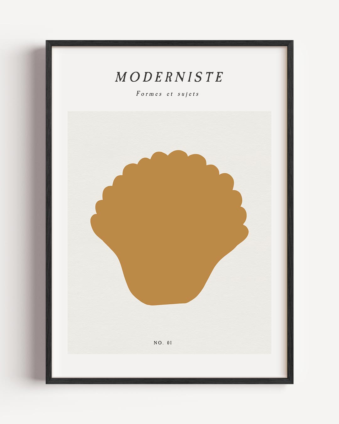 Modernistische Schelpenposter-WallArtistic