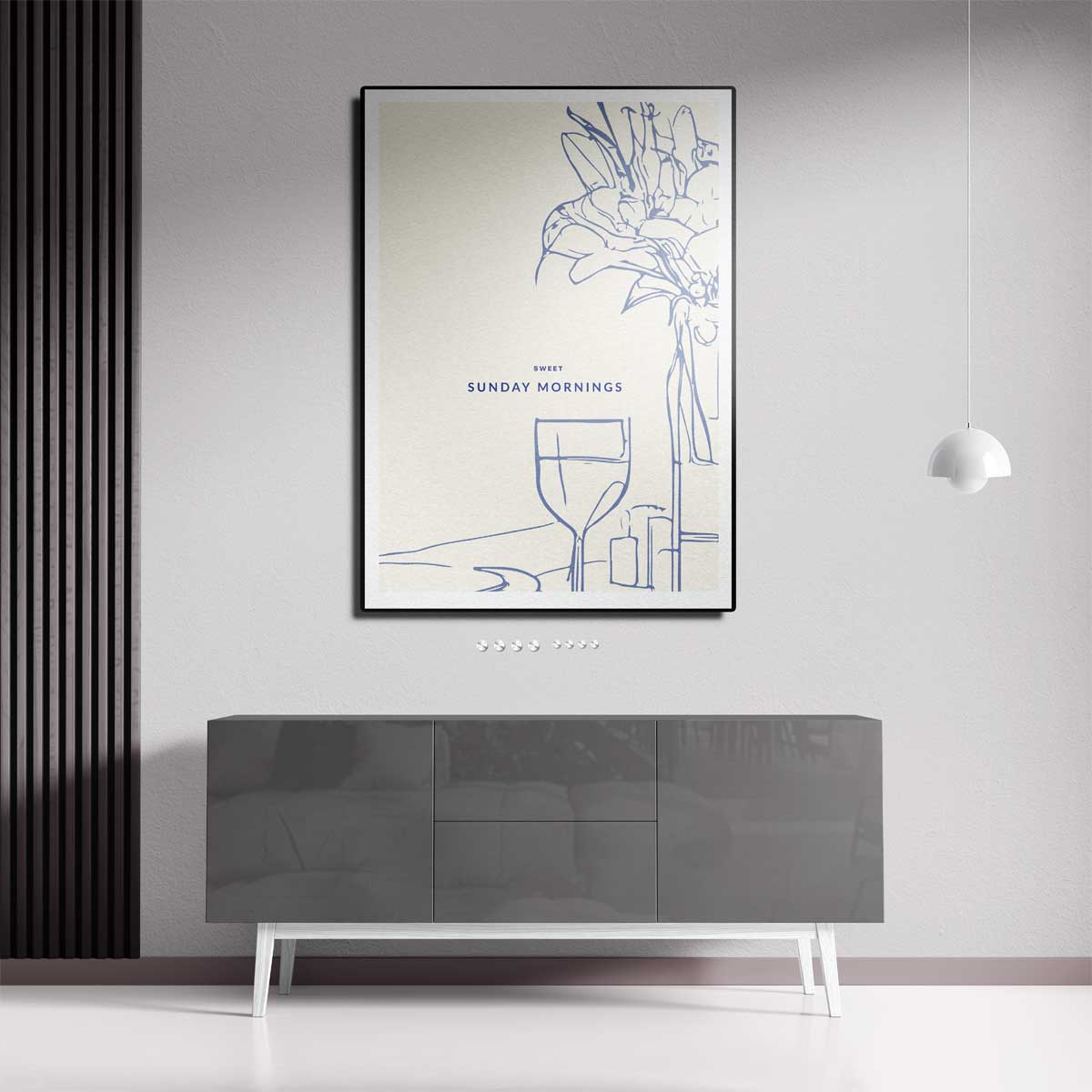 Sweet Sunday Mornings Kunstwerk-canvas-dibond-plexiglas-wanddecoratie-WallArtistic