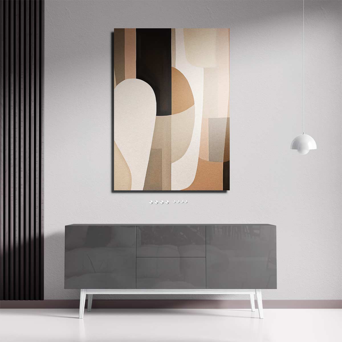 Aardse Harmonie Kunstwerk-canvas-dibond-plexiglas-wanddecoratie-WallArtistic