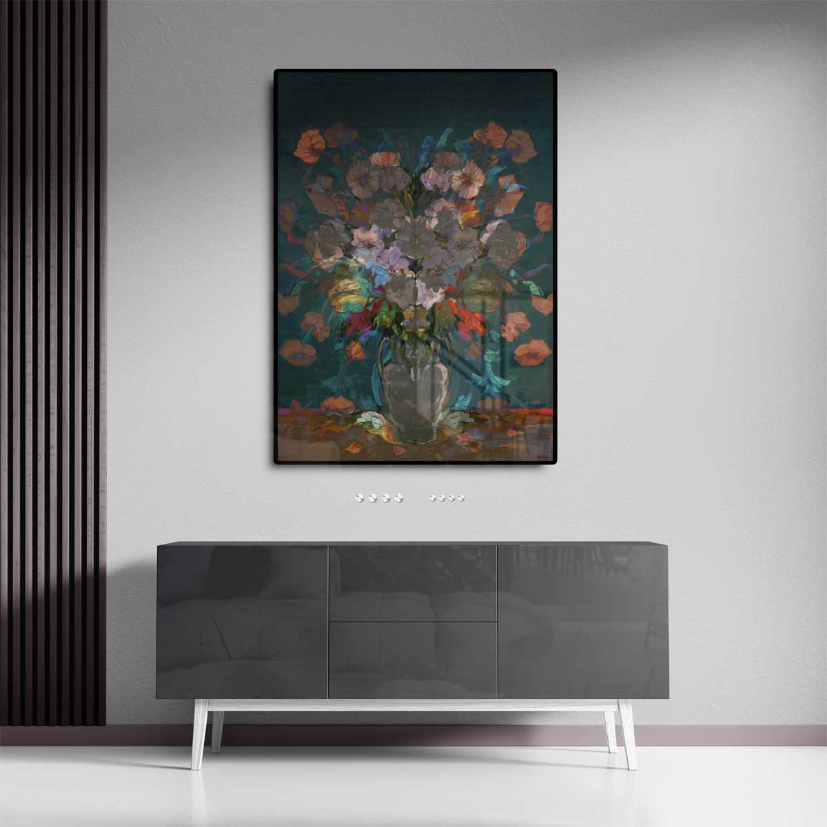 Bloemrijke Overvloed Kunstwerk-canvas-dibond-plexiglas-wanddecoratie-WallArtistic