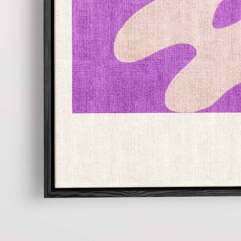 Abstract purpere flow Kunstwerk-canvas-dibond-plexiglas-wanddecoratie-WallArtistic