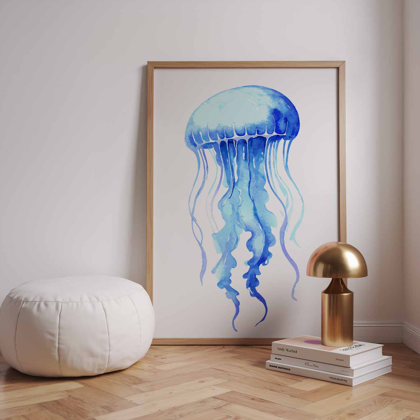 Watercolor Kwallen Poster-WallArtistic