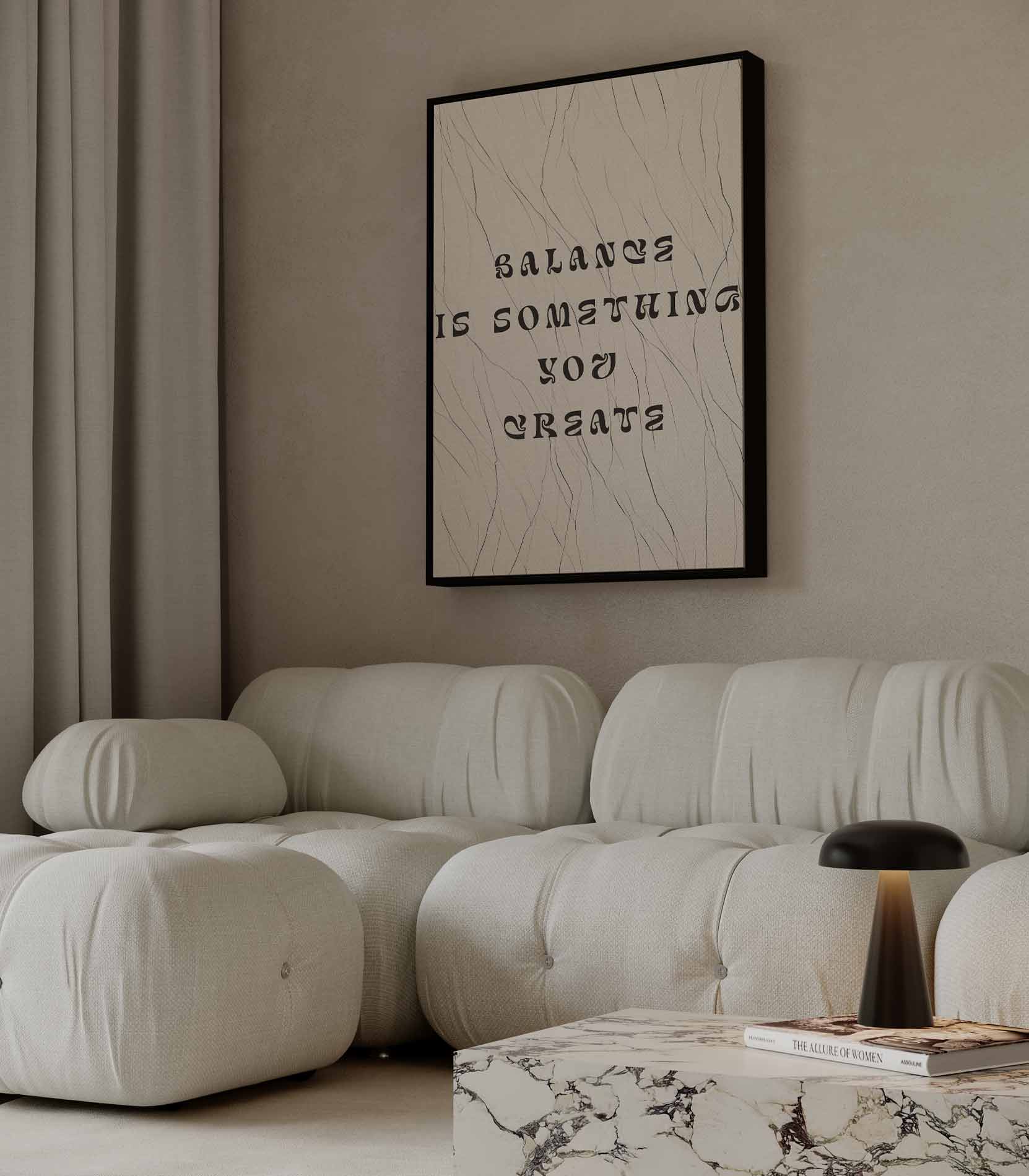 Balans Creëren Kunstwerk-canvas-dibond-plexiglas-wanddecoratie-WallArtistic
