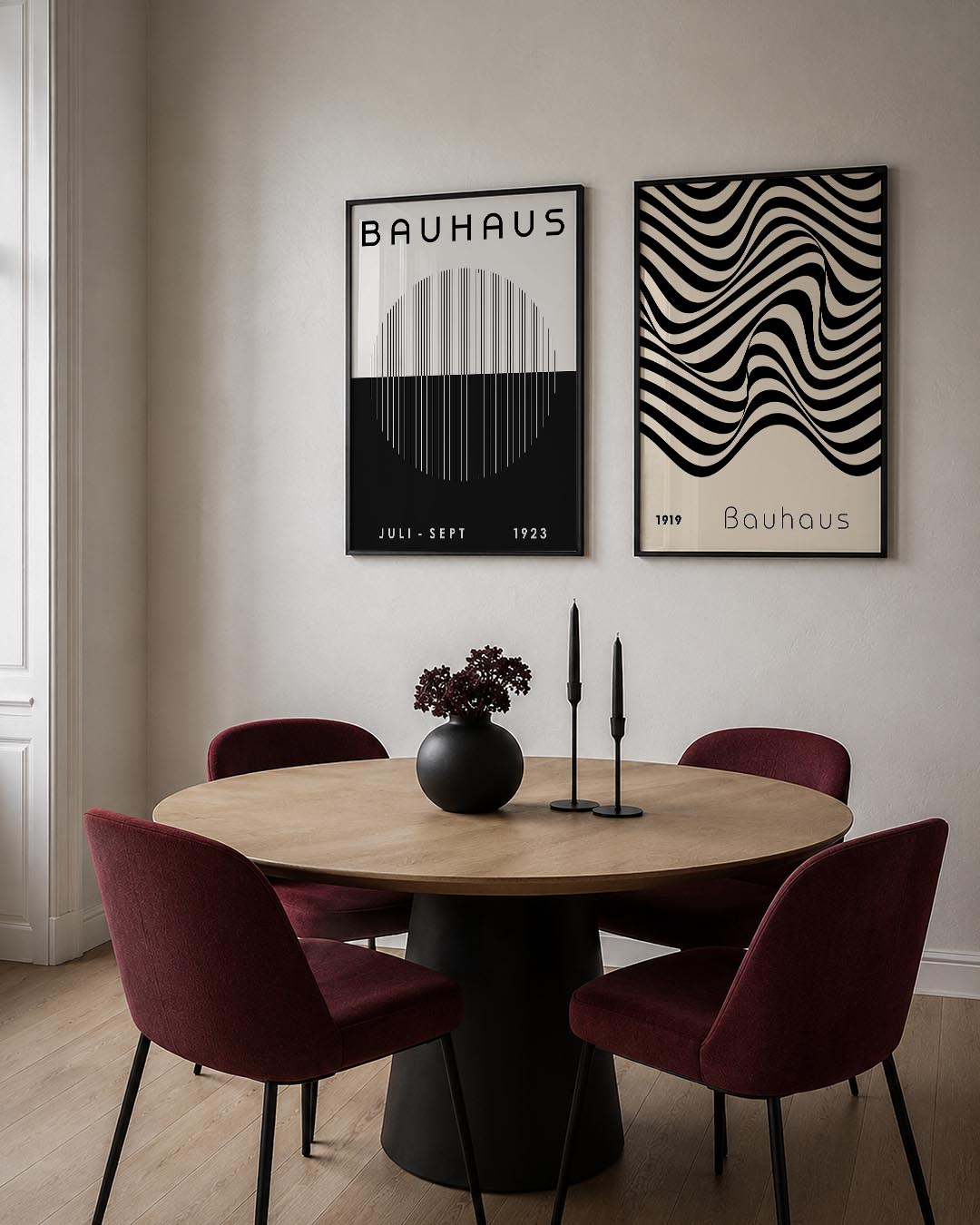 Lijnen en vlakkenspel Posterset
