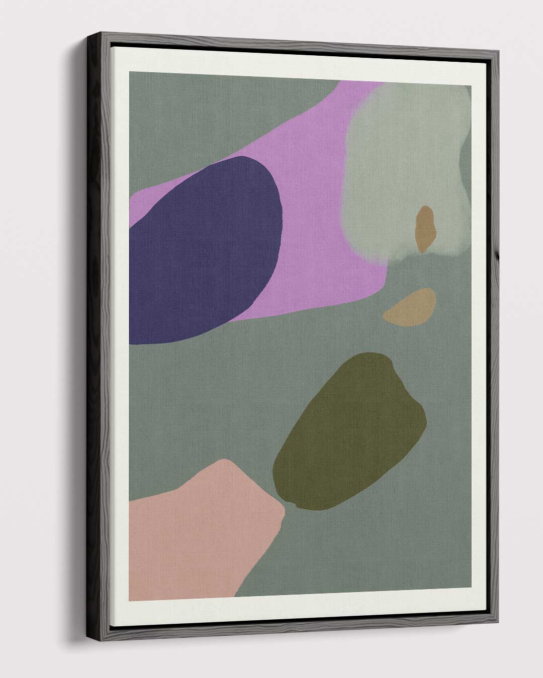 Kleurrijke Abstracte Vormen Kunstwerk-canvas-dibond-plexiglas-wanddecoratie-WallArtistic