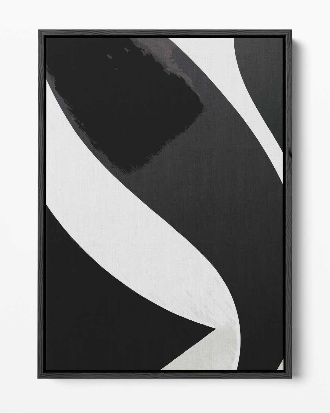 Elegantie in Zwart en Wit Kunstwerk-canvas-dibond-plexiglas-wanddecoratie-WallArtistic