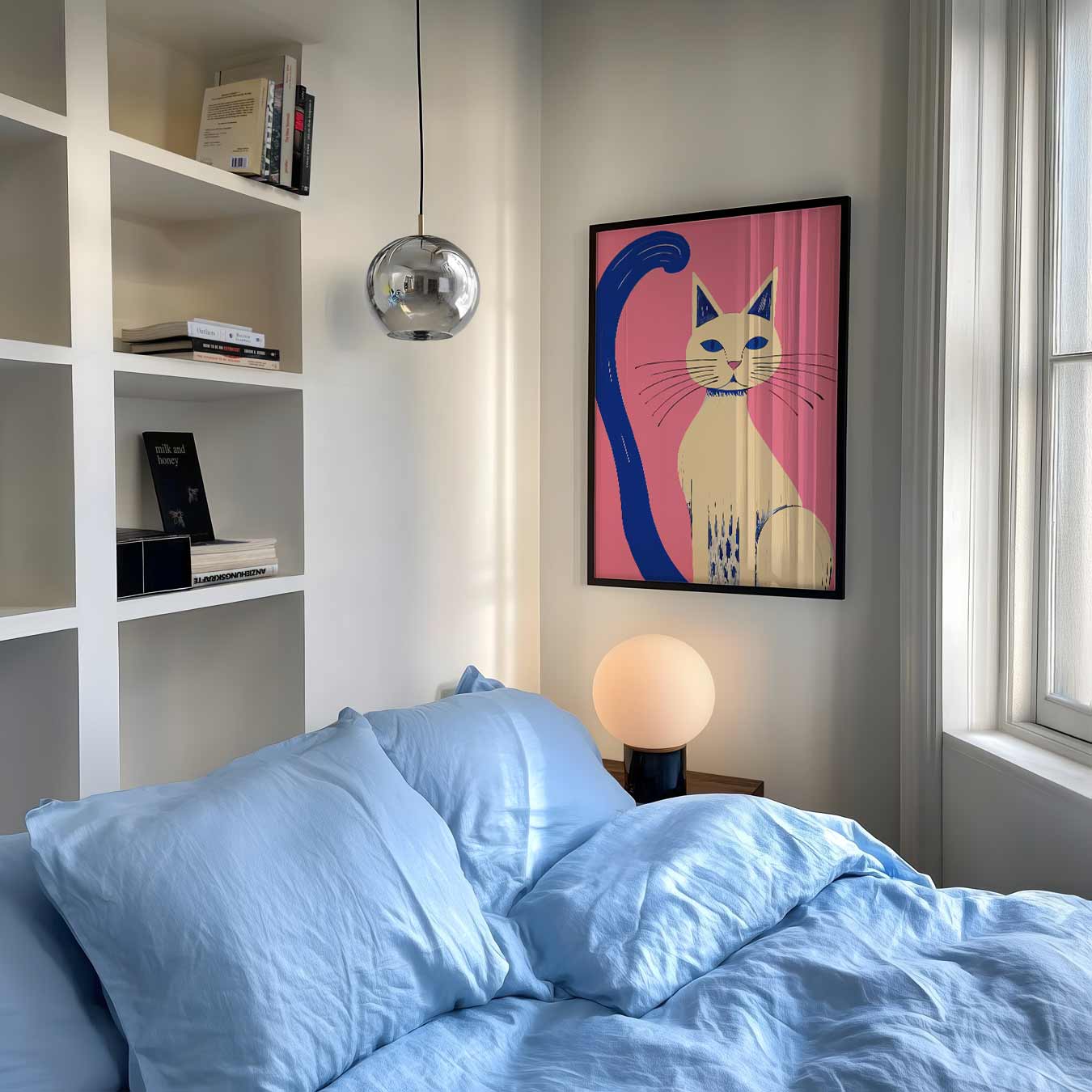 Stijlvolle Kattenkunst Poster