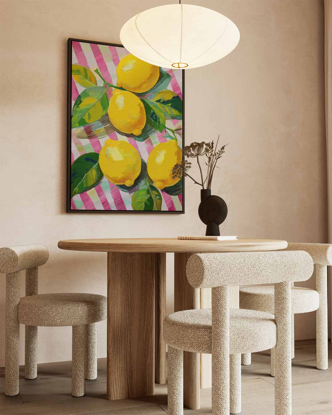 Zomerse Citroentjes Kunstwerk-canvas-dibond-plexiglas-wanddecoratie-WallArtistic
