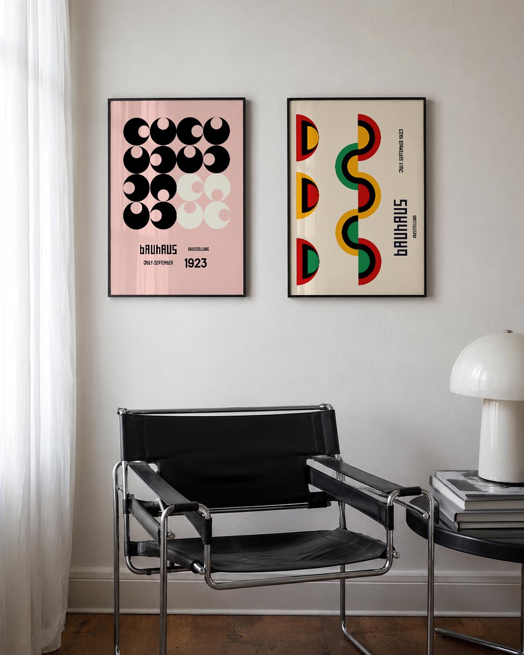 Cirkelritme en kleur Posterset