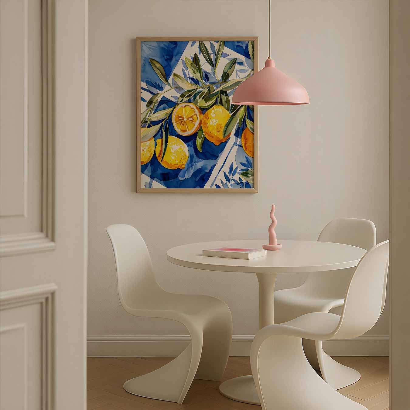 Verfrissende Zomer Citroen Kunstposter